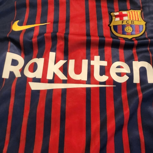 FC BARCELONA MESSI #10 2017-2018 JERSEY NIKE MEN'S SIZE MEDIUM - Picture 4 of 10